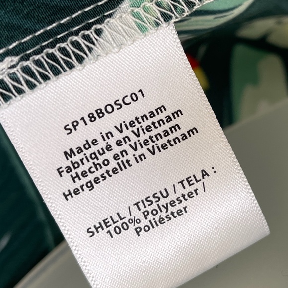 Rachel Zoe NWT Tropical Banana Leaf Pattern Open Front Semi Sheer Duster Kimono - Picture 15 of 16